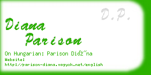 diana parison business card